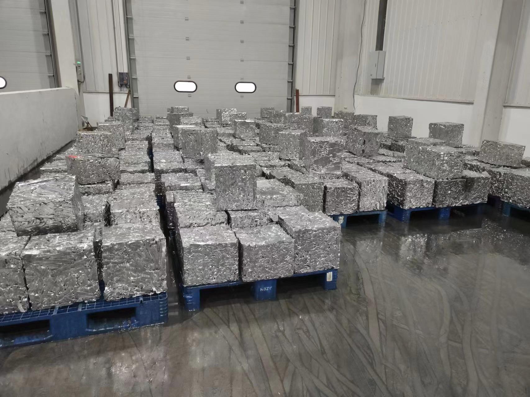 Aluminum Coil & Sheet Scrap Baling Recycling