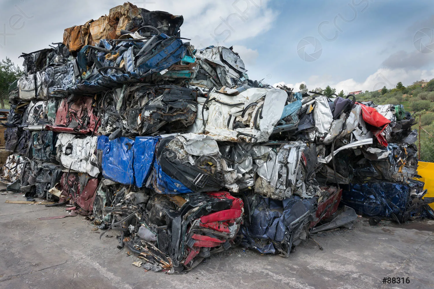 End-of-Life Vehicle Scrap Processing
