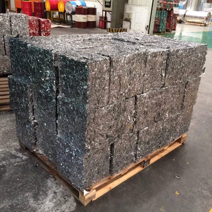 Mixed aluminum scrap baling application