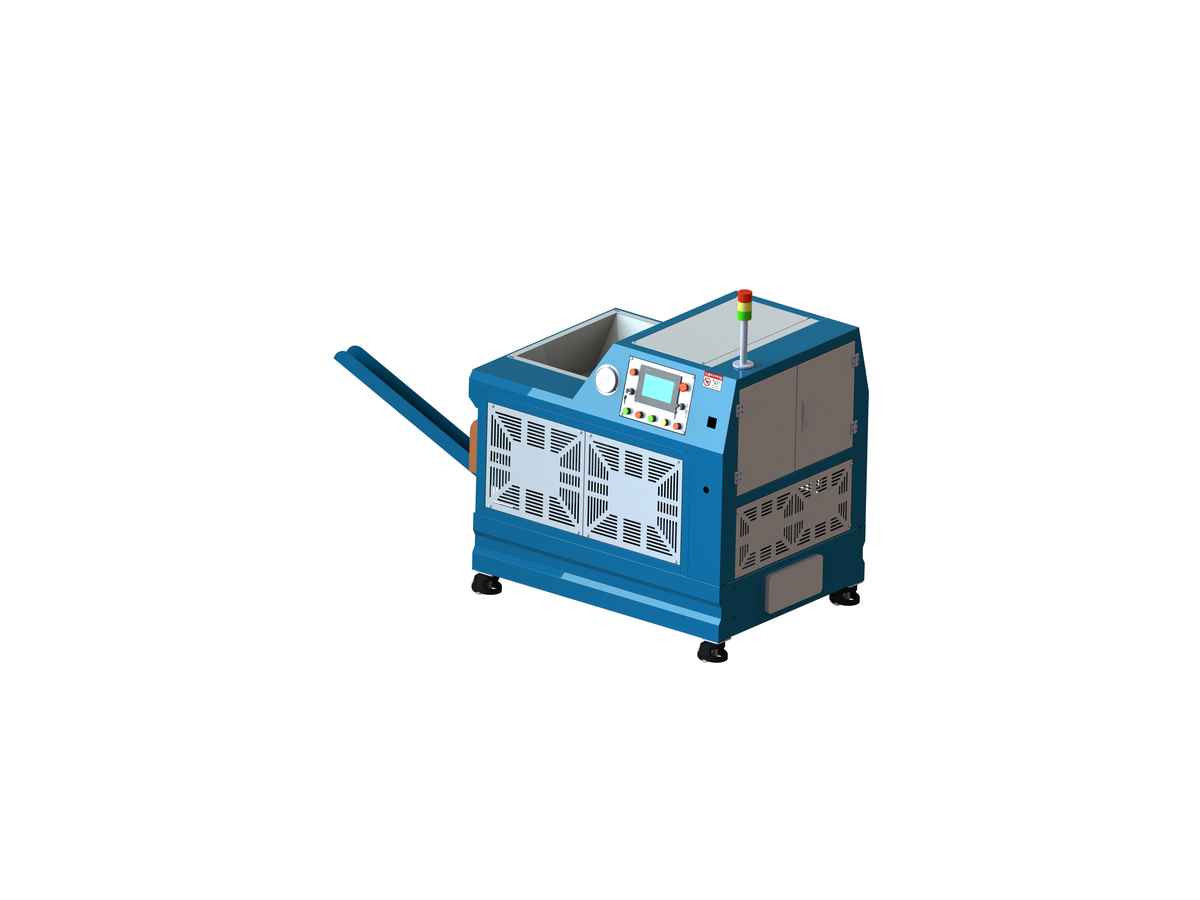 DSM metal briquetting press PLC control and guarded cabinet