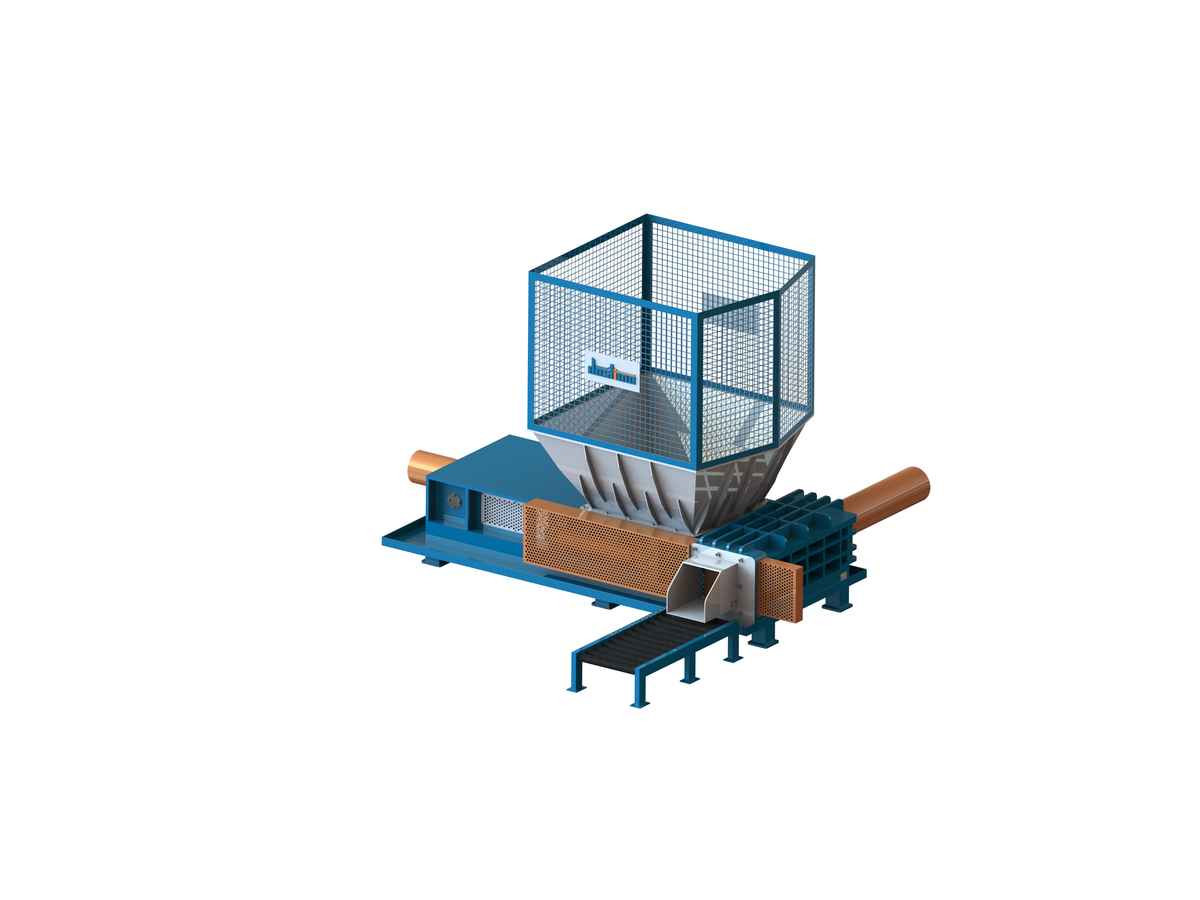 HBW hopper-type shear baler
